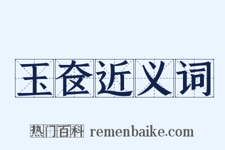 玉奁近义词是什么意思的图片